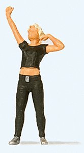 Woman Stretching -- pkg(1), HO, Preiser Kg 28178
