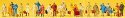Passengers -- Standing and Walking pkg(24), HO, Preiser Kg 14401