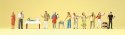 Sports & Recreation -- At The Barbecue pkg(12), HO, Preiser Kg 10553