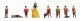 Snow White and the Seven Dwarves, HO, Noch Gmbh & Co 15803