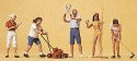 People Working -- Hobby Gardeners, HO, Preiser Kg 10464