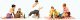 Picnic Figures w/Accessories -- pkg(6), HO, Preiser Kg 10617
