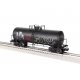 ACF 40′ Frameless Tank Car - 3-Rail - Ready to Run -- LLTX 542381 (Weathered, black, graffiti), O, Lionel 2542381