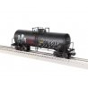 ACF 40′ Frameless Tank Car - 3-Rail - Ready to Run -- LLTX 542381 (Weathered, black, graffiti), O, Lionel 2542381
