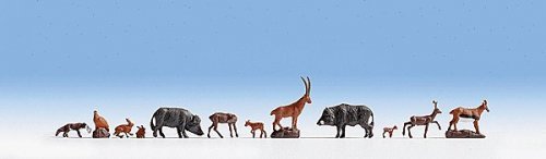 Forest Animals -- pkg(12), HO, NOCH 15745