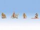 Recreation & Sports -- Sunbathing Women with Accessories pkg(4), HO, Noch Gmbh & Co 15851