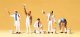 People Working -- Paint Crew, HO, Preiser Kg 10477