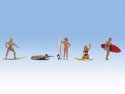 Recreation & Sports -- Surfers with Surfboards pkg(5), HO, NOCH 15853