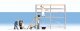 Masons w/Accessories -- Set 1 pkg(4), HO, Noch Gmbh & Co 15054