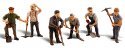 Scenic Accents(R) -- Road Crew pkg(6), O, Woodland Scenics 2761