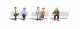 Scenic Accents(R) Figures -- Seated Passengers pkg(5), O, Woodland Scenics 2731