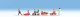 Children in the Snow -- 6 Kids, 4 Sleds & Snowman, HO, Noch Gmbh & Co 15819