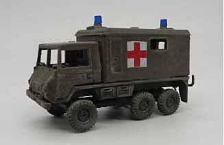Pinzgauer 712San - Resin Kit -- Austrian Army (Undecorated Resin Parts), HO, Trident Miniatures 87276
