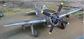 United States & Allies Aircraft - Unpainted Resin Kit -- P-47D Thunderbolt Fighter-Bomber (Bu, HO, Trident Miniatures 87231