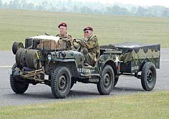 British Airborne Jeep - Resin Kit -- Unpainted, HO, Trident Miniatures 87229