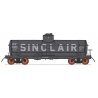 ACF Type 27 Riveted 8,000-Gallon Tank Car - Ready to Run -- Sinclair SDRX (black, silver, Billboard Sinclair), N, Intermountain 