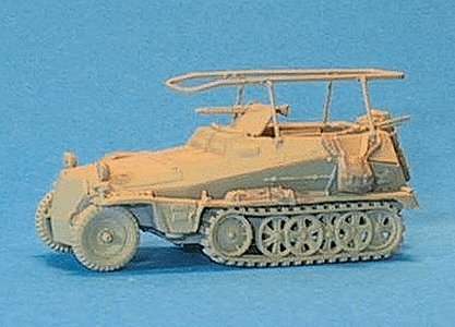 Military - Former German Army WWII - SdKfz 250 Series Half-Tracks -- 250/3 Armored Personnel , HO, Trident Miniatures 90249