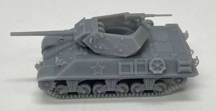 M10 Wolverine Tank - 3-D Printed Kit -- Unpainted, HO, Phoenix Precision Models 31145