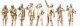 Soviet Union WWII Unpainted Figures -- Pilots & Ground Crew pkg(8), 1/72, Preiser Kg 72543