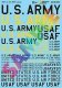 United States Armed Forces - USAX -- Air Force & Army Lettering (yellow, black), O, Microscale Industries Inc AC480031