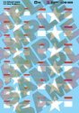 Military Aircraft Decal Set -- United State Navy Insignia Borderless, 1/48, Microscale Industries Inc AC480056
