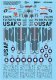 Military Aircraft Decal Set -- F-86A Peg 0 My Heart 336th F-86 Gopher 335th F-86 , 1/72, Microscale Industries Inc AC720058