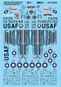 Military Aircraft Decal Set -- F-86A Peg 0 My Heart 336th F-86 Gopher 335th F-86 , 1/72, Microscale Industries Inc AC720058