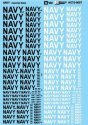 Military Decal Set -- Navy - Various Sizes, 1/72, Microscale Industries Inc AC720057