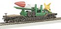 Silver Series(R) Depressed-Center Flatcar - Ready to Run -- United States Air Force (Missile , N, Bachmann Industries 71391