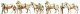Former German Army WWII Unpainted Figures -- Standing Cavalrymen w/Horses 1939-45 (5 Men, 5 Horses), HO, Preiser Kg 16607