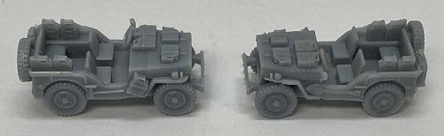 WWII Willys Jeep with Gerry Cans - 3-D Printed Kit -- Unpainted pkg(2), HO, Phoenix Precision Models 31124