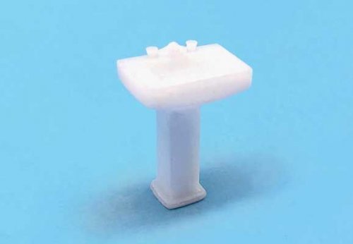 Sinks -- Unpainted 3D Printed Parts pkg(5), N, All Scale Miniatures 1600992