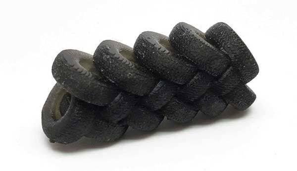 Tire Braid -- Unpainted 3D Printed Part, HO, All Scale Miniatures 871973
