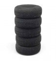 Tire Stack -- Unpainted 3D Printed Part, N, All Scale Miniatures 1601972