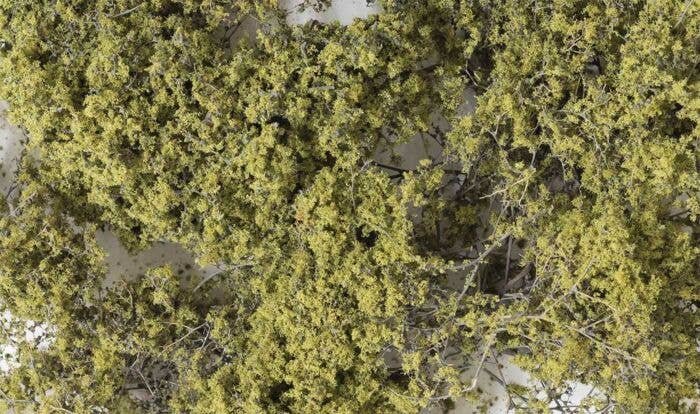 Fine Leaf Foliage(TM) - 75 Cu. In. 1.2 Cu. m. -- Olive Green, All Scales, Woodland Scenics 1133
