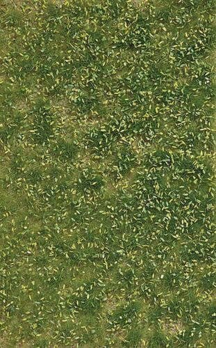 Grass Tuft Sheet -- Spring Weed Tufts 3/16` .4cm Tall, 5-7/16 x 3-7/16` 13.8 x 8.8cm, All Scales, Busch Gmbh & Co Kg 3541