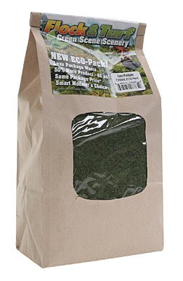 Flock & Turf Ground Cover ECO Pack Bag -- Farm Pasture Blend 48oz 1.4l, All Scales, Scenic Express 886E