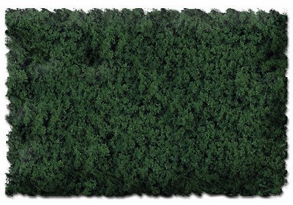 Flock & Turf - Scenic Foams & Ground Textures - Green Tones - 32 Ounces -- Forest Green - , All Scales, Scenic Express 816B