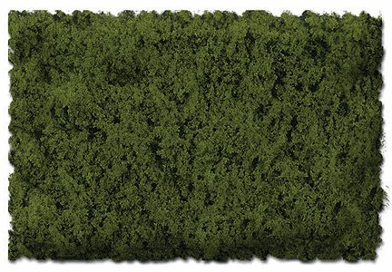 Flock & Turf - Scenic Foams & Ground Textures - Green Tones - 32 Ounces -- Burnt Green - C, All Scales, Scenic Express 813B