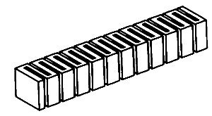 Risers - SubTerrain System -- 2` x 2` 5.1 x 61cm pkg(4), All Scales, Woodland Scenics 1408