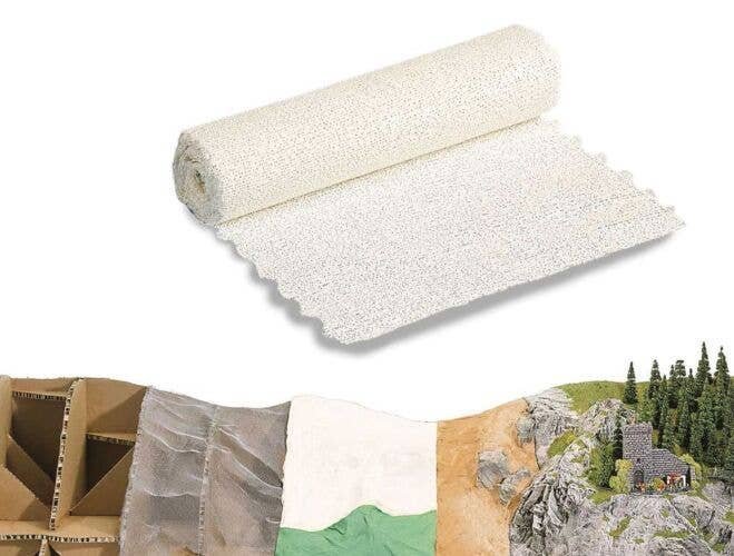 Plaster Cloth -- 78-3/4 x 7-7/8′ 200 x 20cm, All Scales, Busch Gmbh & Co Kg 7194