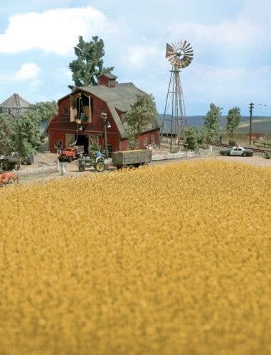 Harvest Corn Field -- Brown, HO, Walthers SceneMaster 1141