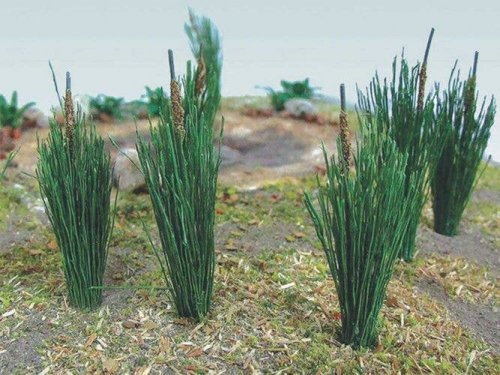 Cattails -- 3/4′ 1.9cm pkg(24), HO, Bachmann Industries 32505
