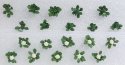 Broccoli & Cauliflower -- 3/8′ 1cm Tall pkg(20), HO, JTT Miniature Tree 95529