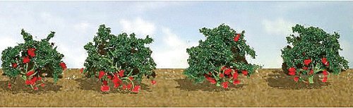 Strawberries -- pkg(8), O, JTT Miniature Tree 95577