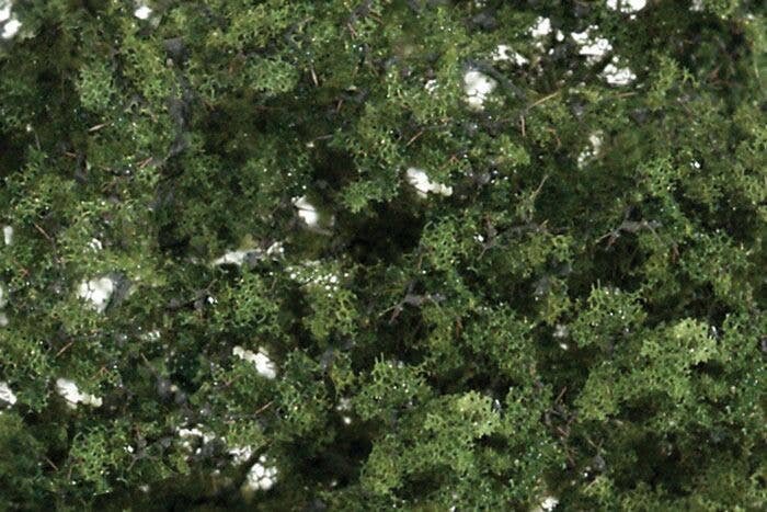 Shrubs & Saplings -- Medium Grn 60 Cubic Inches, HO, Woodland Scenics 1129