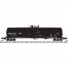 ACF 23,500-Gallon Tank Car - Ready to Run - Master(R) -- ACFX 76357 (black, reporting marks only, yellow conspicuity marks), HO,