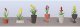 Assorted Potted Flower Plants -- Set 2 pkg(6), HO, JTT Miniature Tree 95567
