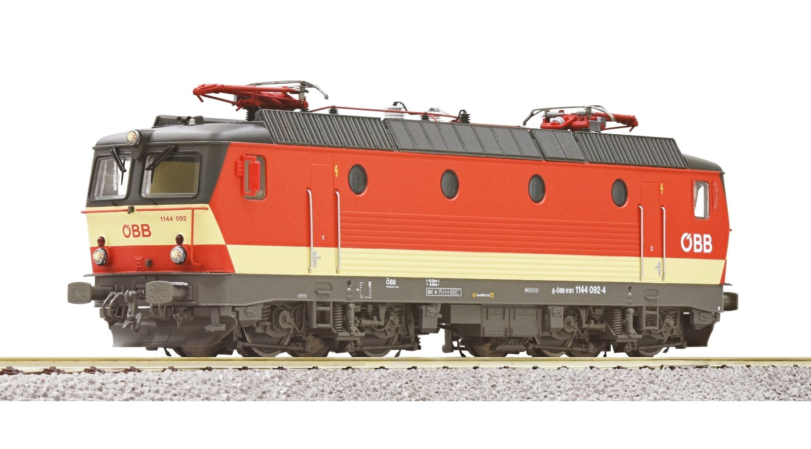 Electric locomotive -- Elektrolokomotive -- 1144 092-4 - HO