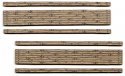 Weathered 2-Lane Wood Grade Crossing -- Kit pkg(2), N, Blair Line 15